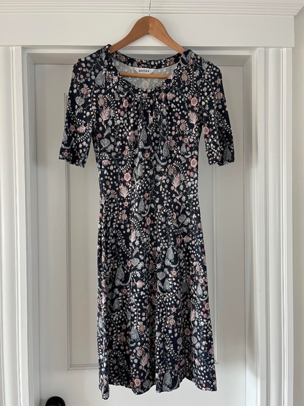 Brora Liberty Print Jersey Dress Size 6UK, 2US